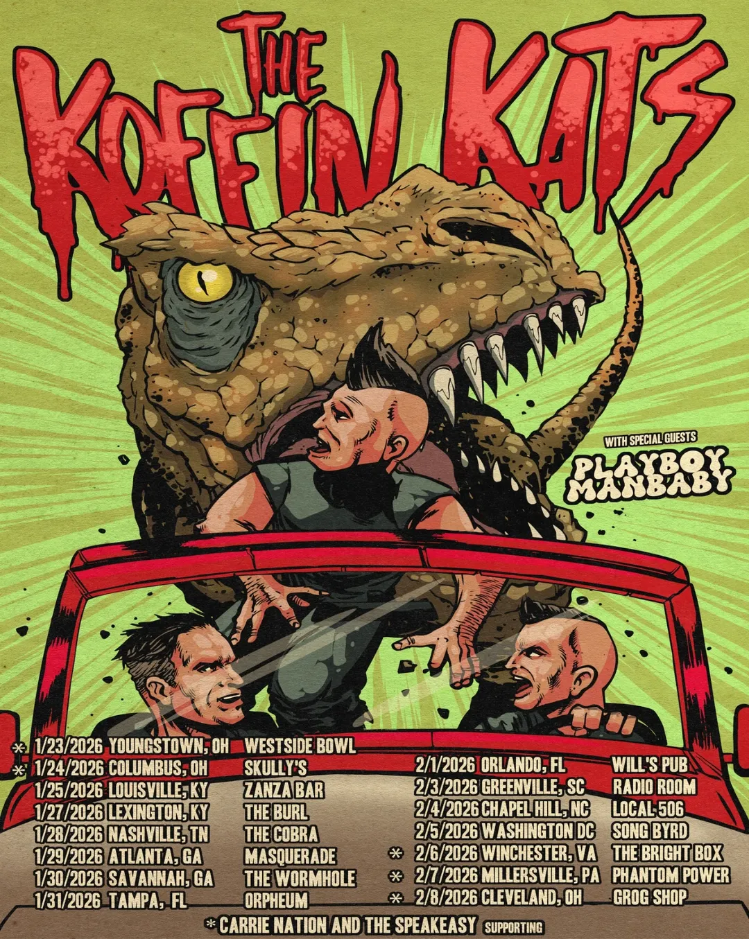 Playboy Manbaby CORPORATIONS ARE PEOPLE TOOUR Poster 2026